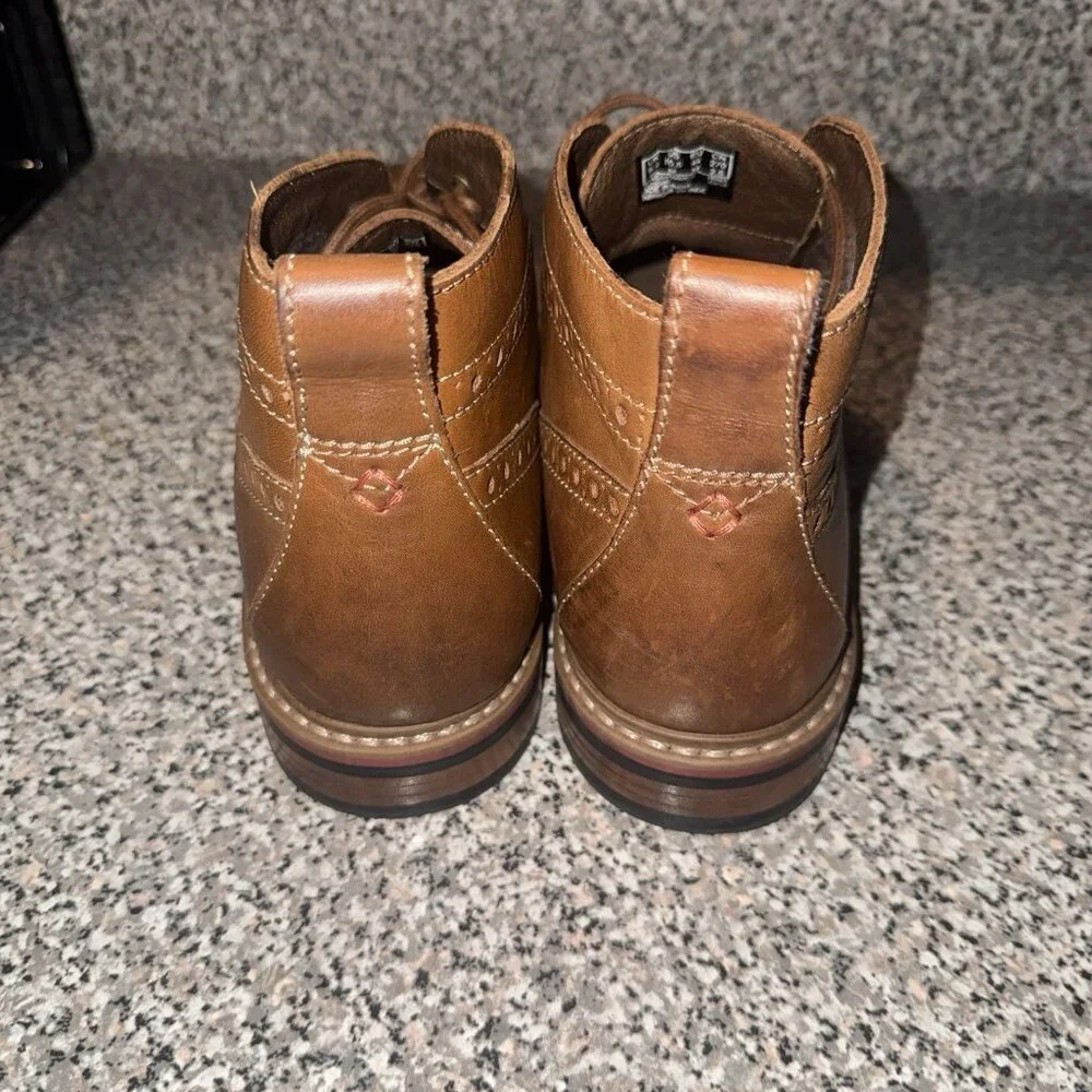 Men's‎ Bostonian Wedding Casual Brown Leather Ankle Boots sz 10.5 US